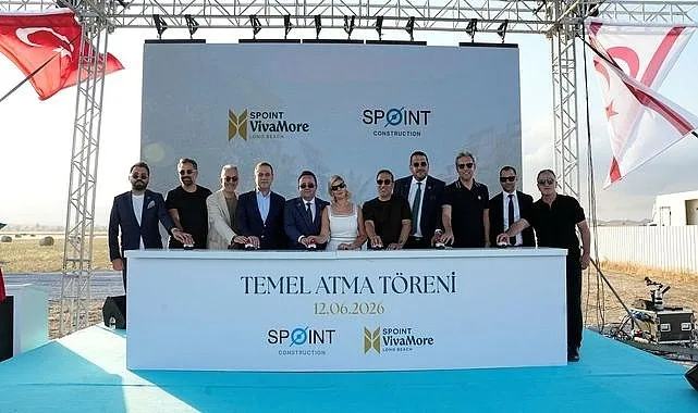 Spoint Construction'ın Kıbrıs'taki Projesi Spoint VivaMore Long Beach'in Temeli Atıldı! | Baret Dergisi